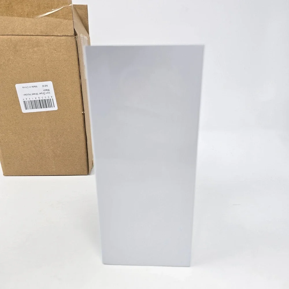 SubeKyu Magnetic Lint Bin and Dryer Sheet Holder Set White Laundry Organization